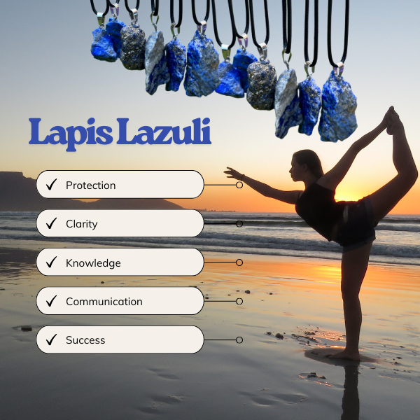 Raw Lapis Lazuli Pendant #LLRC23356 - Image 3